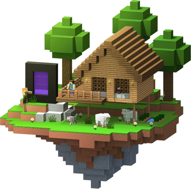 Парящий остров серверов SparkCraft
