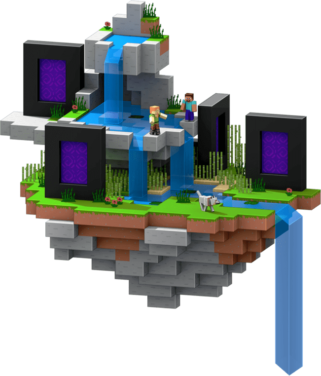 Парящий остров серверов SparkCraft